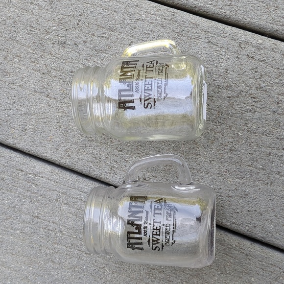 NWT Set of Atlanta Sweet Tea Mason Jar Shot Glasses - Picture 8 of 10